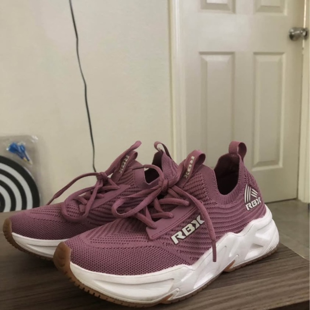 RBX Mauve Lace-Up Sneakers